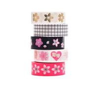 Assortiment de Masking tape Sakura - Manga - 1,5 x 5 m - 5 pcs