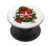 Assortiment de Noël 67 Couples Elf Numéro 6 Filles PopSockets PopGrip Adhésif