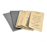 Assortiment de papiers abrasifs secs et humides en carbure de silicium grain 400 à 3000 pour polissage de carrosserie de voiture, métal, bois, plastique et feuilles de finition en verre