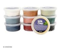 Silk Clay – Assortiment de pâtes à modeler – 10 x 40 g – Multicolore G