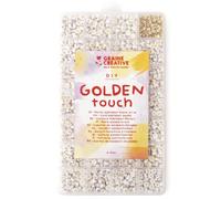 Assortiment de perles alphabet golden touch