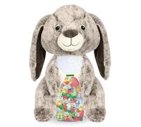 Assortiment de petits Chocolats de Pâques | 30 confiseries et son Lapin : KINDER Schokobons, MILKA, Figurines et Œufs | Idéal à Offrir, Cacher ou comme Décoration de Pâques