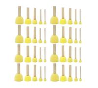 Assortiment De Pinceaux Éponge À Peinture Ronds, 40 Pièces, Outils De Peinture, Ensemble De Stippers Pour Enfants, Peinture Artisanale Et Bricolage (5 Tailles)