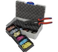 Knipex 97 90 25 Set d'outils de sertissage 301 pièces pour cosses isolées, pour connecteurs mâles no