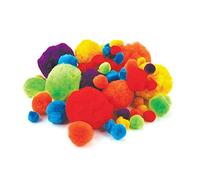 Assortiment de pompons fluo