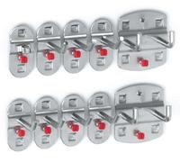 Kappes Assortiment de porte-outils 10-pcs. revêtu plastique p. panneaux perforés 7 croc Quantité:1