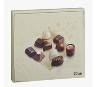 Assortiment de pralines au chocolat belge Hacendado Boîte de 20 unités (210 g) pack de 3