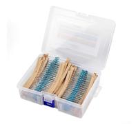 Assortiment de résistances avec 1460 résistances à film métallique, 14 W, 1 ohm, 73 valeurs pour projets électroniques