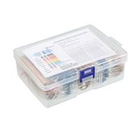 Assortiment de résistances - Composants électroniques pour projets et expériences - 130 valeurs - Film de résistance - Film métallique