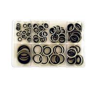 Assortiment de rondelles collées - 100 pièces - Tailles en pouces BSP