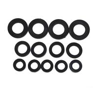 Assortiment de rondelles de robinet en caoutchouc pour robinet d'évier, joints de tuyau de douche pour arrêter les gouttes, ensemble de rondelles de plomberie avec joint étanche de 1,9 cm