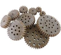 Assortiment de roues dentées Reely 330209 bois, plastique Type de module: 1.0 Nombre de dents: 10, 15, 20, 30, 40 10 pc(s)