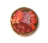 Assortiment de Saucisses Tranchées Gourmandes - Jambon, Longe, Chorizo et Saucisse Extra Sous Vide - Préparation traditionnelle - Idéal pour les tapas - EIbérico