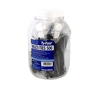 Assortiment de serre-câbles 7TCG054830R0019 noir 500 pcs