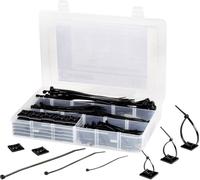 Assortiment de serre-câbles N/A noir TRU COMPONENTS EPR-350UV 1566622 EPR-350UV 1 set