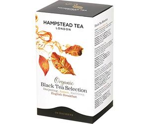 Assortiment de thés Noirs Black Selection (darjeeling, assam, earl grey, english breakfast) lot de 2 boîtes de 20 sachets - Hampstead Tea
