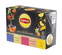 Assortiment de thés noirs Lipton Découverte, coffret de 50 sachets Pyramid®