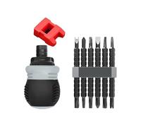 Assortiment de tournevis multifonctions pour réparation professionnelle à domicile avec poignée ergonomique et rangement