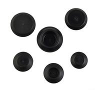 Assortiment de trous en plastique pour réparation de tôle de carrosserie de voiture - 60 pièces - Comprend un centre déprimé et des types de chasse d'eau - Convient aux tailles de trous de 1/2 3/4 3/8