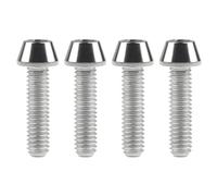 Assortiment de vis Levier de Vitesse M4, dérailleur arrière/Avant, réglage H/L, Accessoire de vélo, Boulon en Titane, clé Allen, vis à tête Conique, 4 pièces Excellente qualité