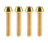 Assortiment de vis Levier de Vitesse M4, dérailleur arrière/Avant, réglage H/L, Accessoire de vélo, Boulon en Titane, clé Allen, vis à tête Conique, 4 pièces Excellente qualité