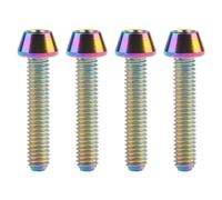Assortiment de vis Levier de Vitesse M4, dérailleur arrière/Avant, réglage H/L, Accessoire de vélo, Boulon en Titane, clé Allen, vis à tête Conique, 4 pièces Excellente qualité
