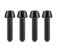 Assortiment de vis Levier de Vitesse M4, dérailleur arrière/Avant, réglage H/L, Accessoire de vélo, Boulon en Titane, clé Allen, vis à tête Conique, 4 pièces Excellente qualité