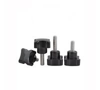 Assortiment de vis M6 25mm diamètre de tête bakélite 304 Acier Inoxydable tête transversale boulons rotatifs écrous Quatre vis à Pouce 4 étoiles vis à Main Excellente qualité