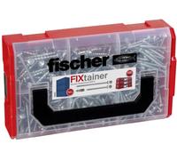 Assortiment de vis pour panneaux daggloméré Fischer FixTainer PowerFast II PZ 562277 cruciforme Pozidriv acier étamé par galvanisation 1 set