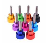 Assortiment de vis Vis à Pouce M6 en Acier Inoxydable, vis à Douille hexagonale, en Aluminium, serrer à la Main, tête moletée pour Le Travail des métaux, 2 pièces Excellente qualité