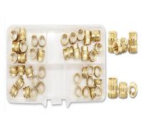 Assortiment d'écrous à insert thermique en laiton, moletés et filetés, for impression 3D sur cuivre(M8 (40pcs))