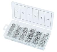 Assortiment d'écrous en inox, 300 pcs (prix indicatif - ref vendue uniquement en présentoir)