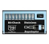 Wera BC 10/9 05071110001 Jeu d'embouts 10 pièces vis à fente, cruciforme Phillips, vis Pozidriv, TORX® intérieur