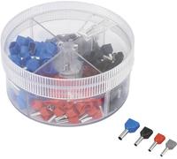 Assortiment dembouts doubles Conrad Components 739884 0.50 mm² 2.50 mm² gris, rouge, noir, bleu 200 pc(s)