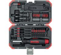 Assortiment d'embouts - Gedore RED - R33003043 - 43 pièces - Tournevis à cliquet - Boîte plastique