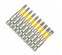 Assortiment d'embouts magnétiques de 50 mm pour tournevis Torx T7-T40, embouts de tournevis à couple élevé pour perceuse à percussion, assortiment d'embouts étoile avec tige hexagonale pour une