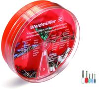Assortiment dembouts simples gris, bleu clair, turquoise, orange, blanc Weidmüller H-BOX 0,14-0,75QMM 9025410000 150 pc(s)