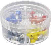 Assortiment d'embouts simples Knipex 97 99 907 4 mm² partiellement isolé gris, jaune, rouge, bleu 100 pc(s)