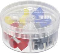 Assortiment d'embouts simples Knipex 97 99 909 4 mm² partiellement isolé gris, rouge, bleu, jaune 45 pc(s) Box