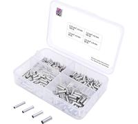 Assortiment d'embouts simples TRU COMPONENTS 0.75 mm² x 8 mm non isolé argent 300 pc(s)