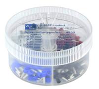 Assortiment d'embouts simples Vogt Verbindungstechnik 4016138371468 blanc, gris, rouge, noir, bleu 400 pc(s)