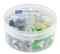 Assortiment d'embouts simples Vogt Verbindungstechnik 737047 gris, noir, ivoire, vert 100 pc(s)