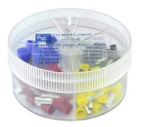 Assortiment d'embouts simples Vogt Verbindungstechnik 737086 gris, jaune, rouge, bleu 100 pc(s)