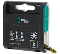 Assortiment d'embouts - Wera - 20 BTH PZ2 - 25mm - Acier - 20 pièces