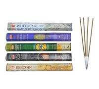 Assortiment d'encens Bouquet ""contre le mauvais oeil"" (5 parfums). Lot de 100 bâtons marque HEM