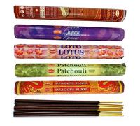 Assortiment d'encens Bouquet ""les Incontournables"" 5 parfums / 100 bâtons HEM