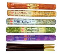 Assortiment d'encens Bouquet ""Rituels Sacrés et Énergies"" 5 parfums / 100 bâtons HEM