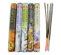 Assortiment d'encens HEM Bouquet ""Business"" (5 parfums). Lot de 100 bâtons