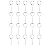 Assortiment D'oeillets De Vis En Métal Petits Anneaux À Crochet Vis À Œillets En Acier Inoxydable Facile À Installer Vis De Meubles 20 Pièces