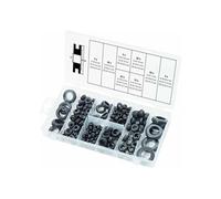 Assortiment d'oillets en caoutchouc 110 pcs